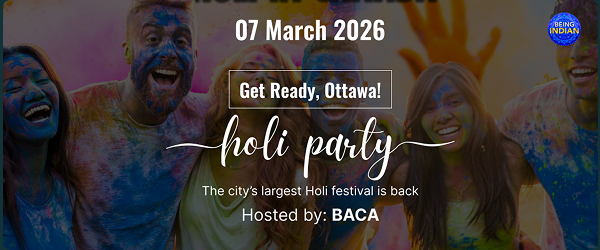 Holi Party 2026 @BACA,Ottawa